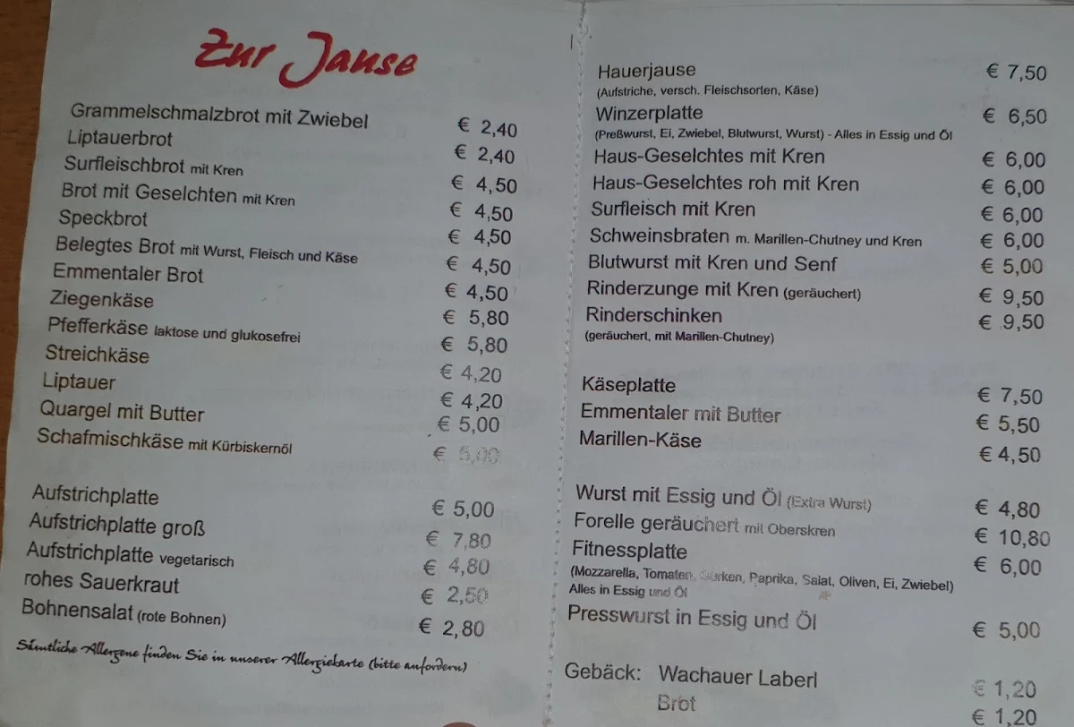 Speisekarte photo 8