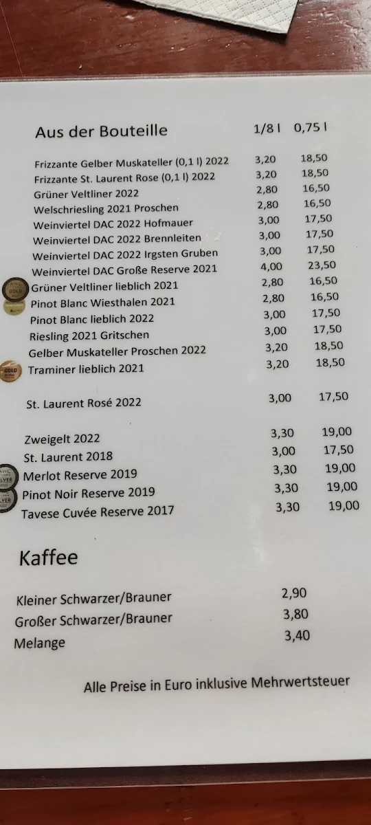 Speisekarte photo 2