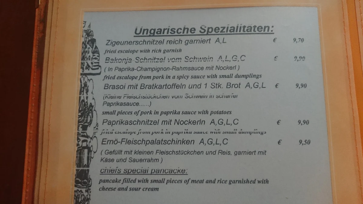Speisekarte photo 6