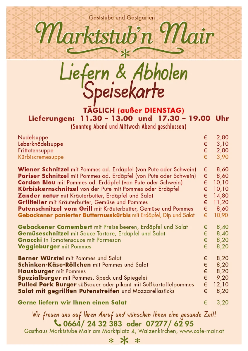 Speisekarte photo 1