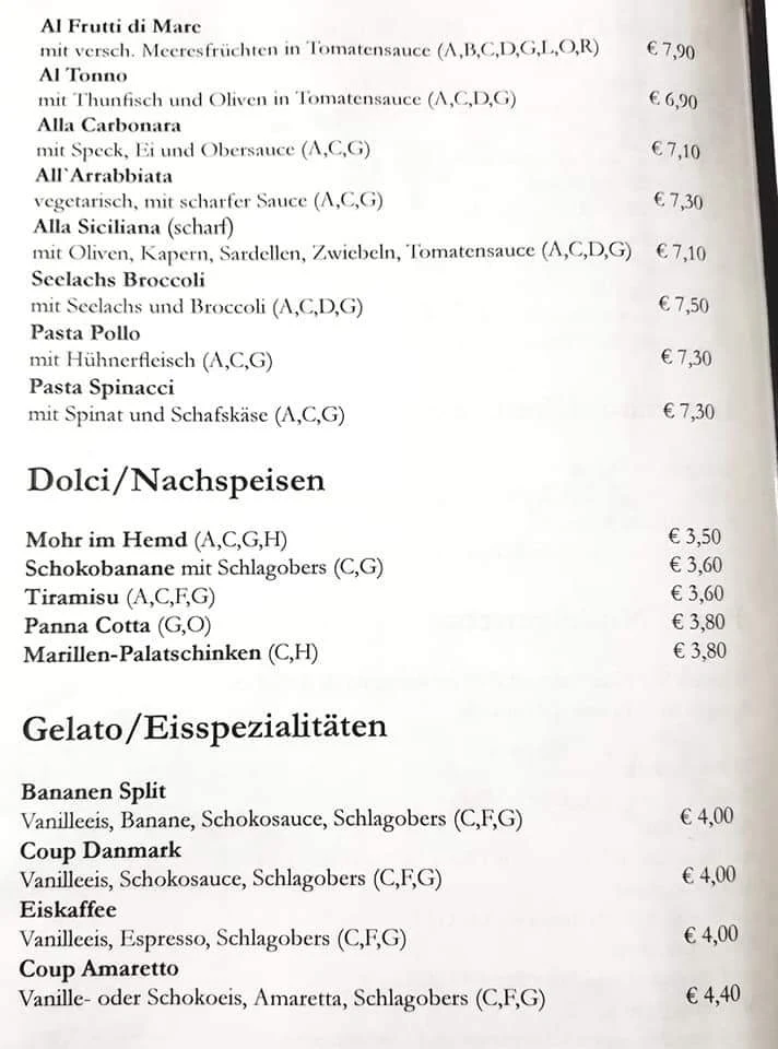 Speisekarte photo 2