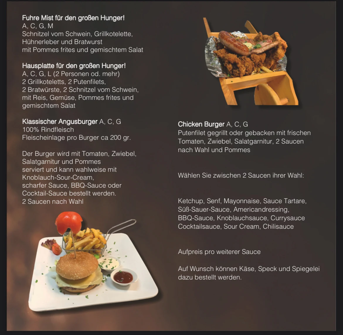Speisekarte photo 1