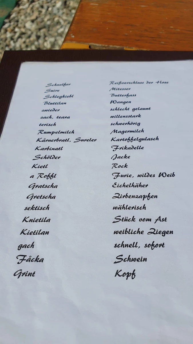 Speisekarte photo 1