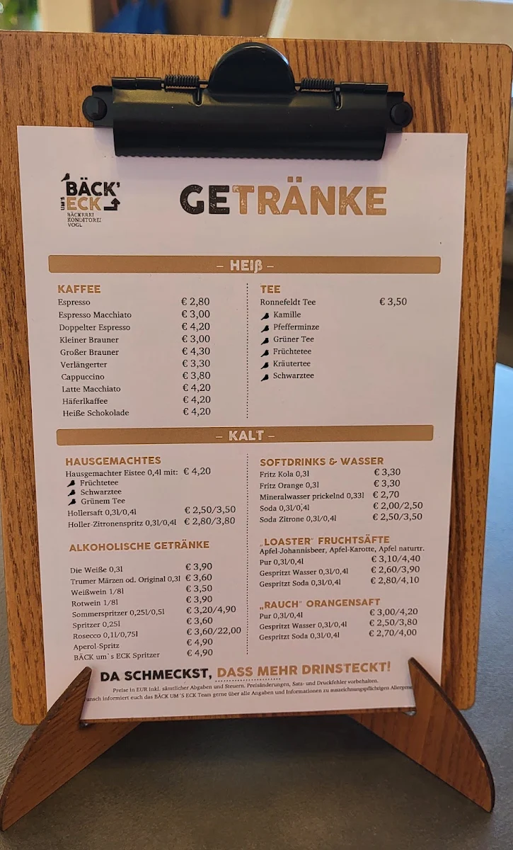 Speisekarte photo 2