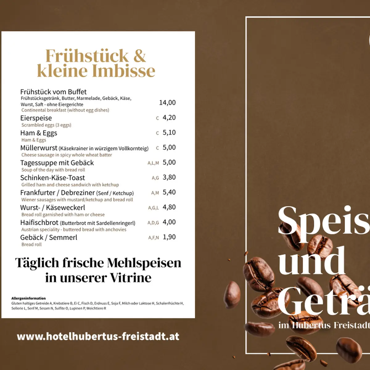 Speisekarte photo 1