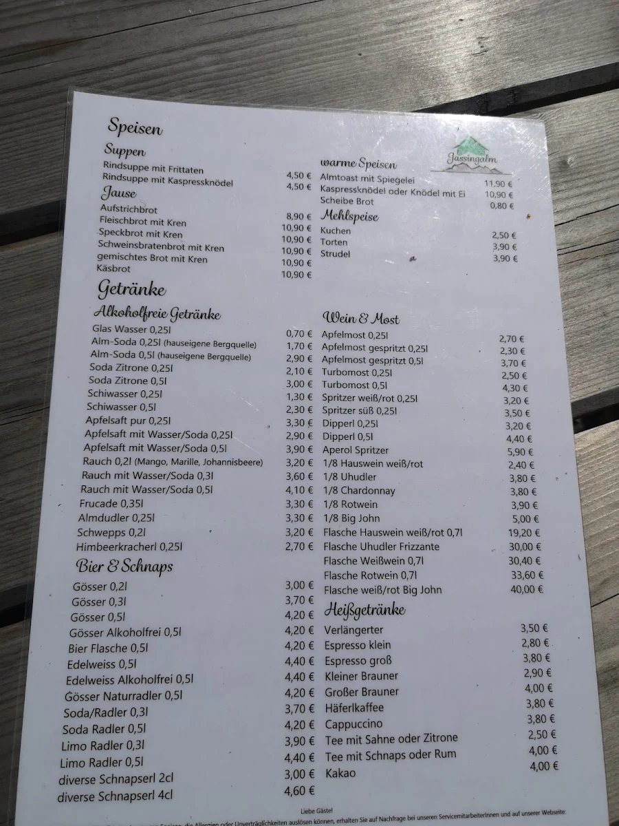 Speisekarte photo 4