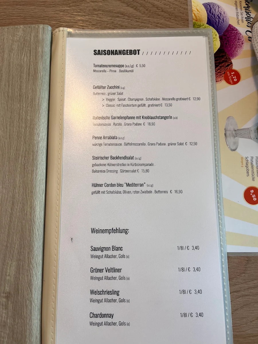 Speisekarte photo 2