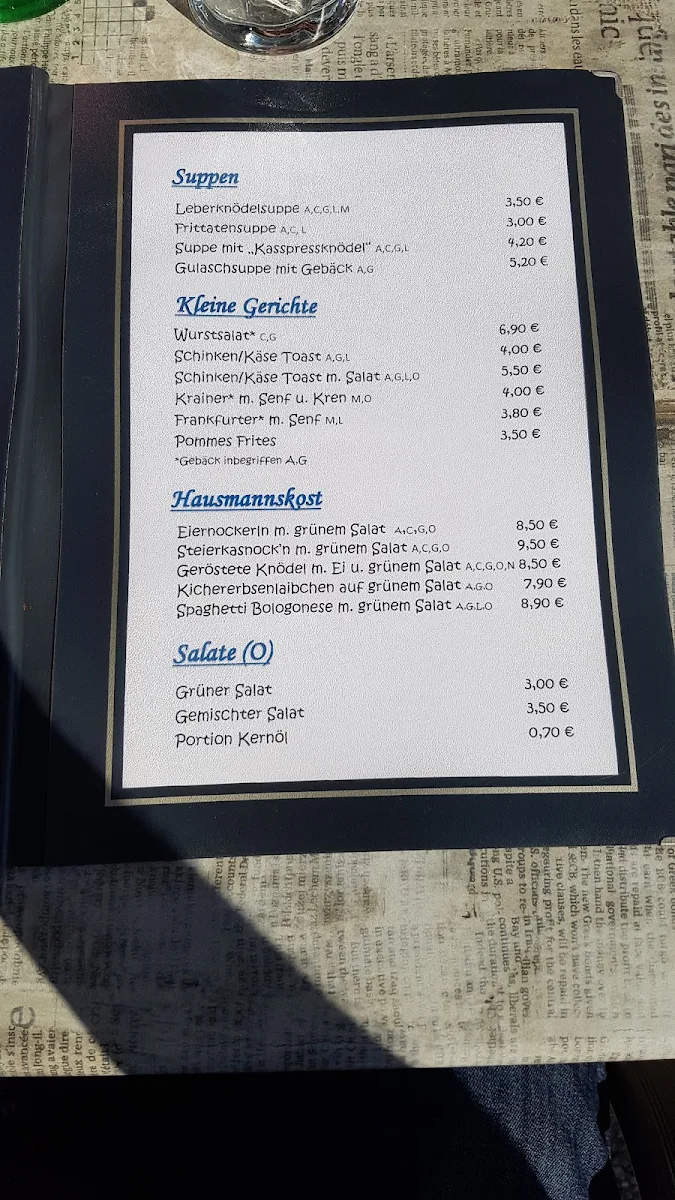 Speisekarte photo 8