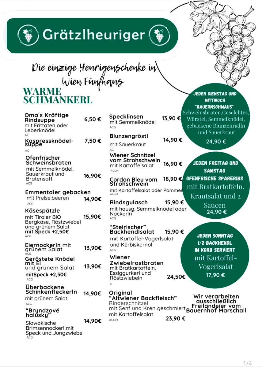 Speisekarte photo 1