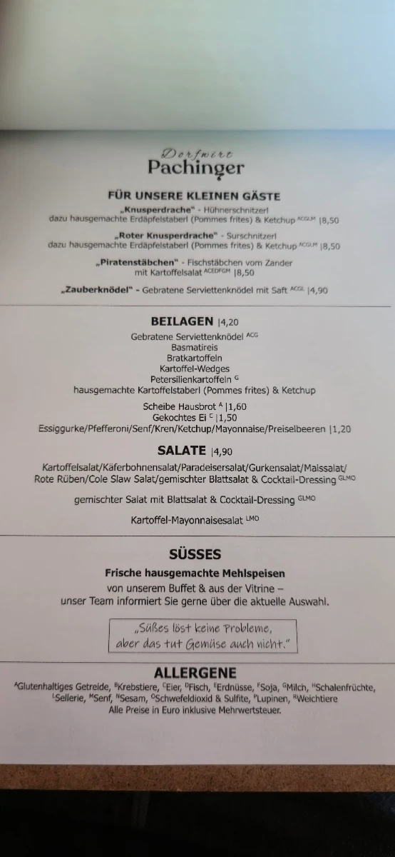 Speisekarte photo 3