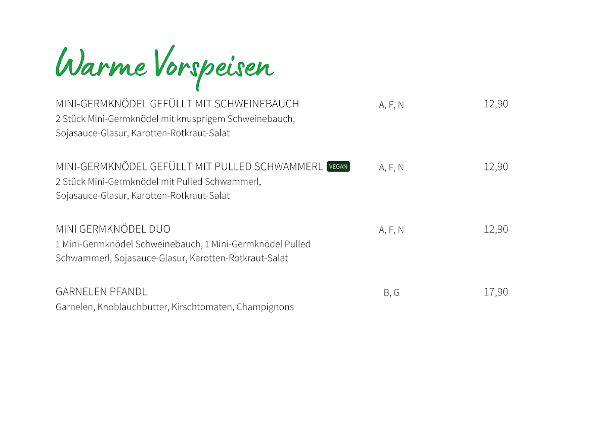 Speisekarte photo 5