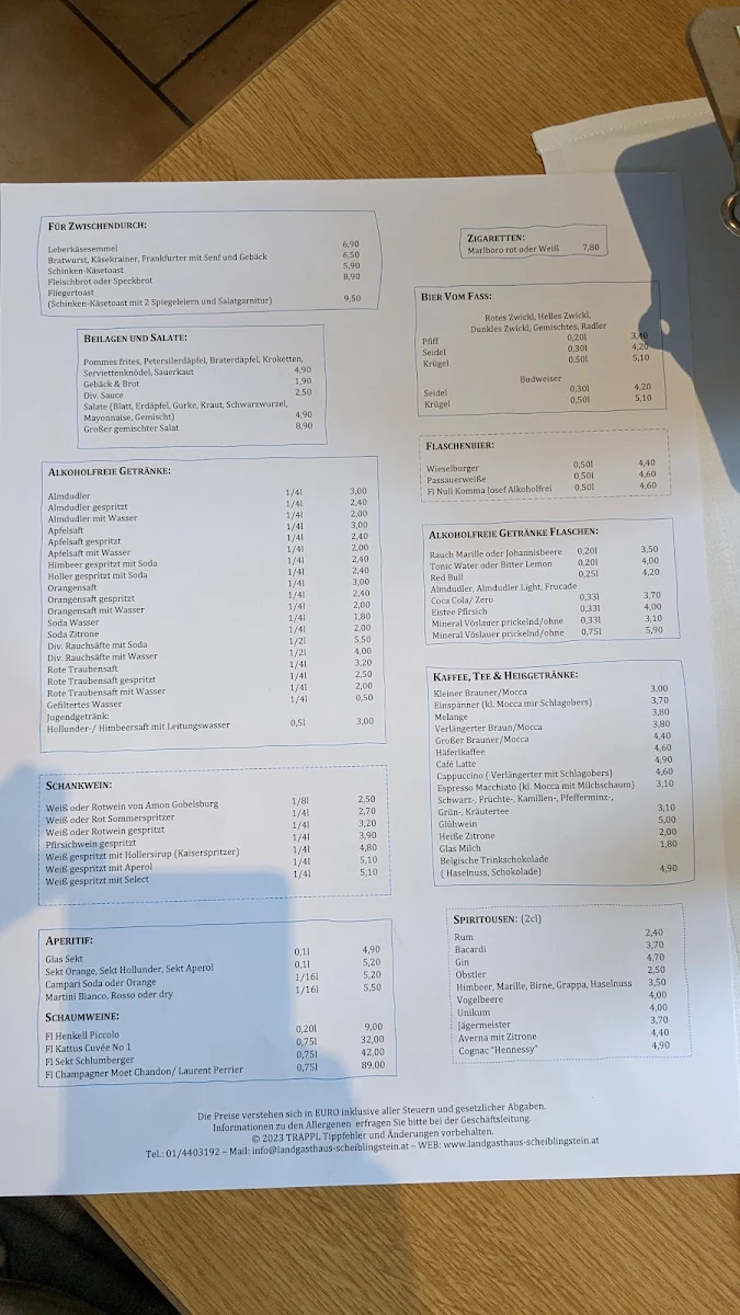 Speisekarte photo 5