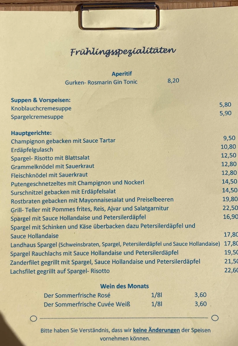 Speisekarte photo 7