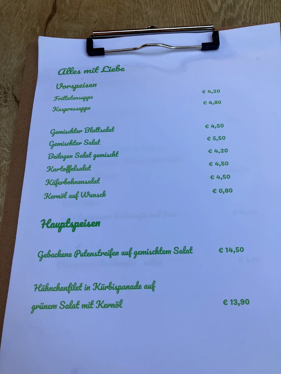 Speisekarte photo 2