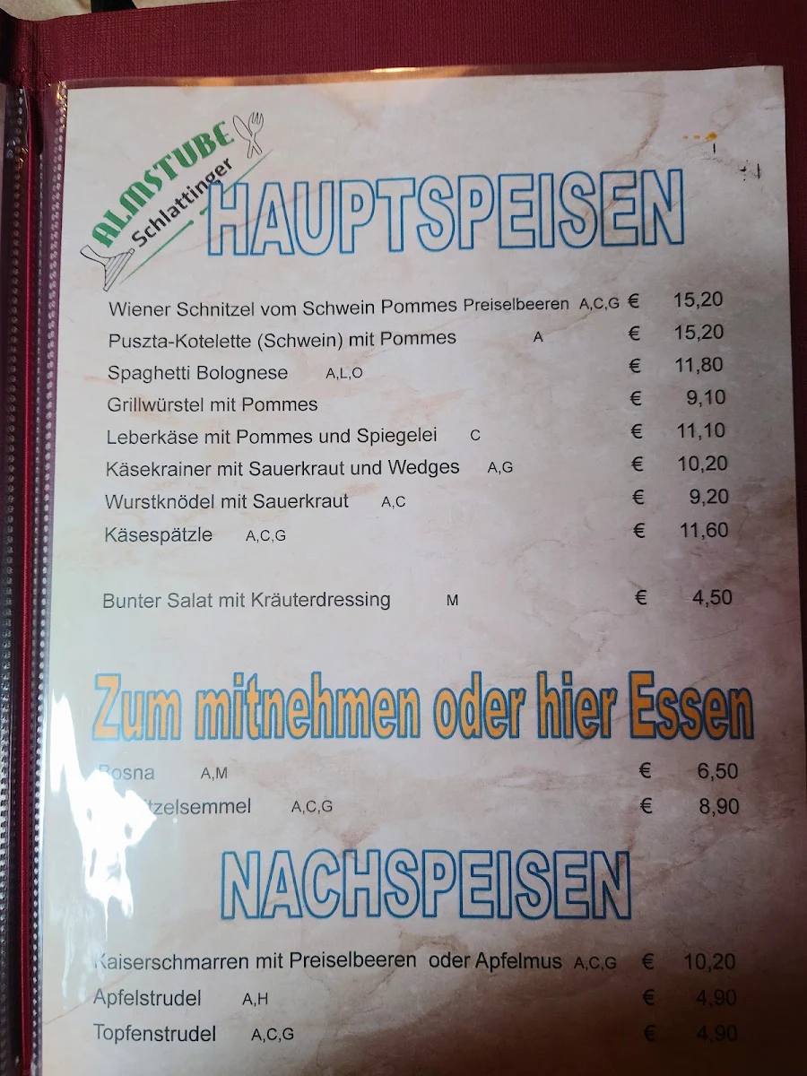Speisekarte photo 5