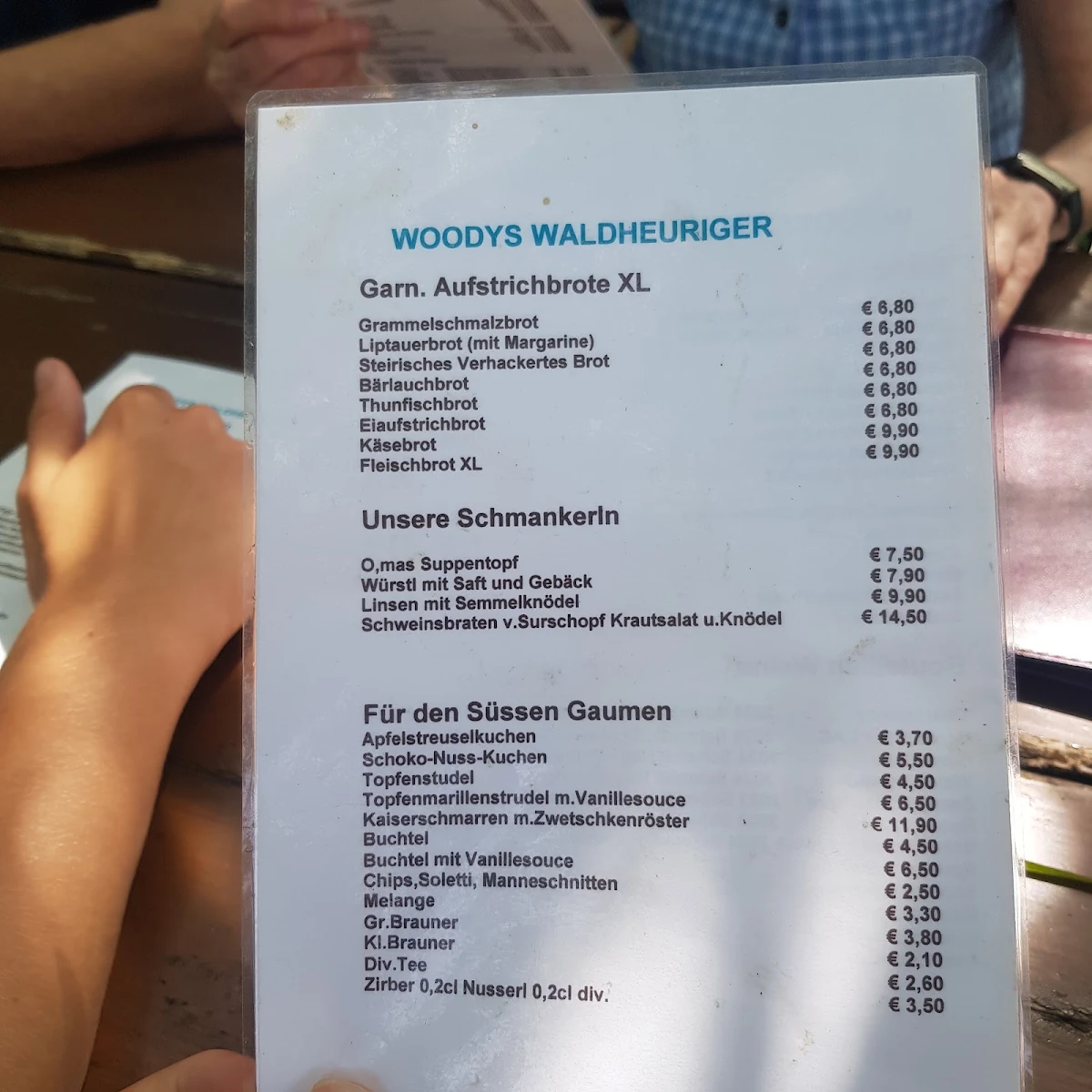 Speisekarte photo 3