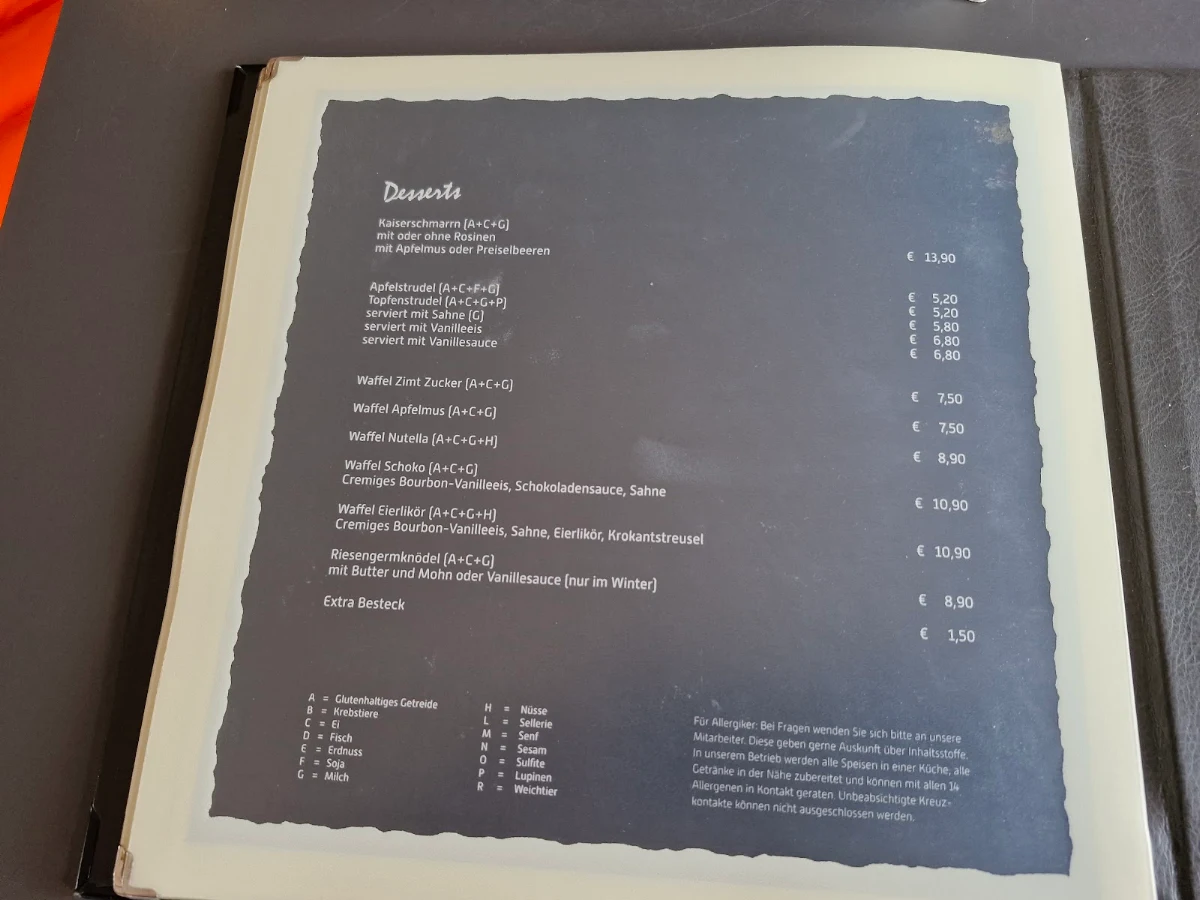 Speisekarte photo 1