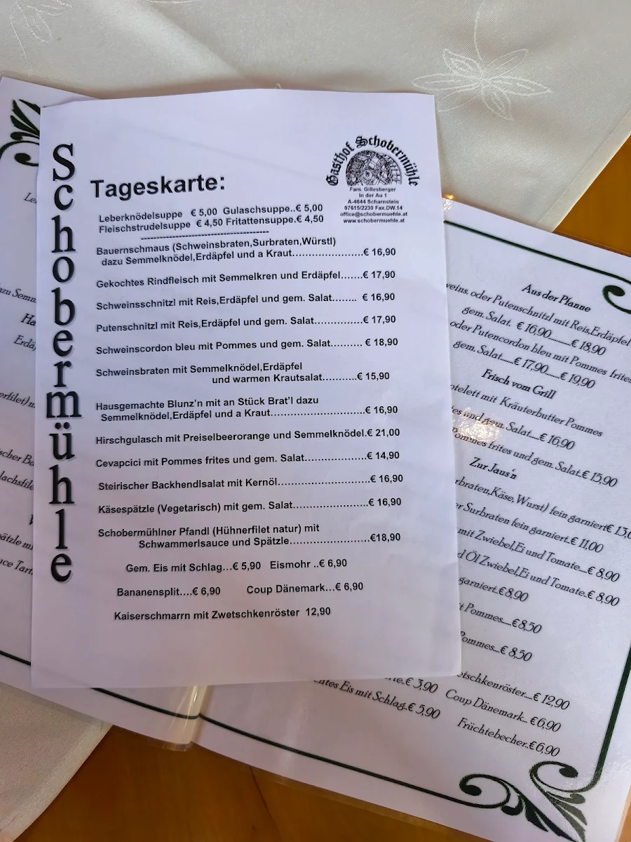 Speisekarte photo 1