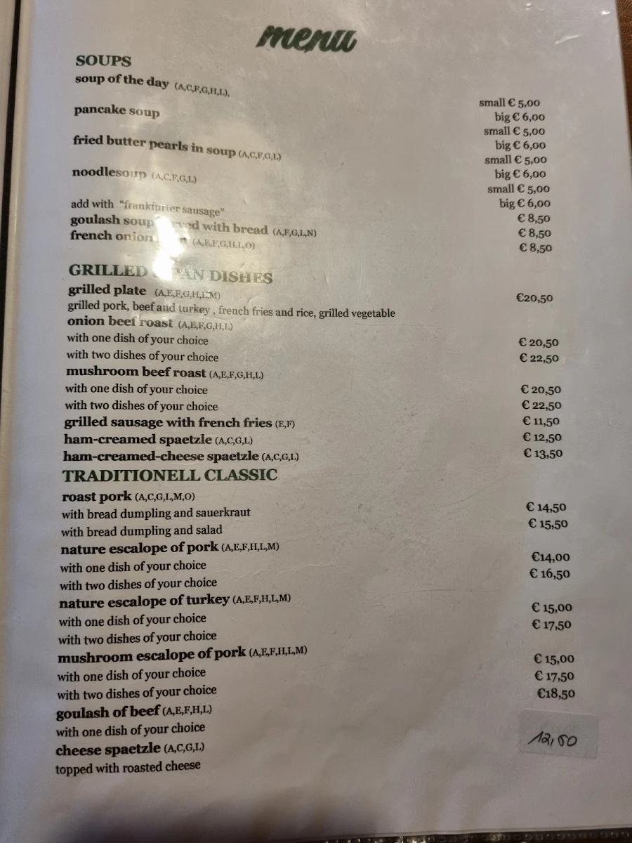 Speisekarte photo 2