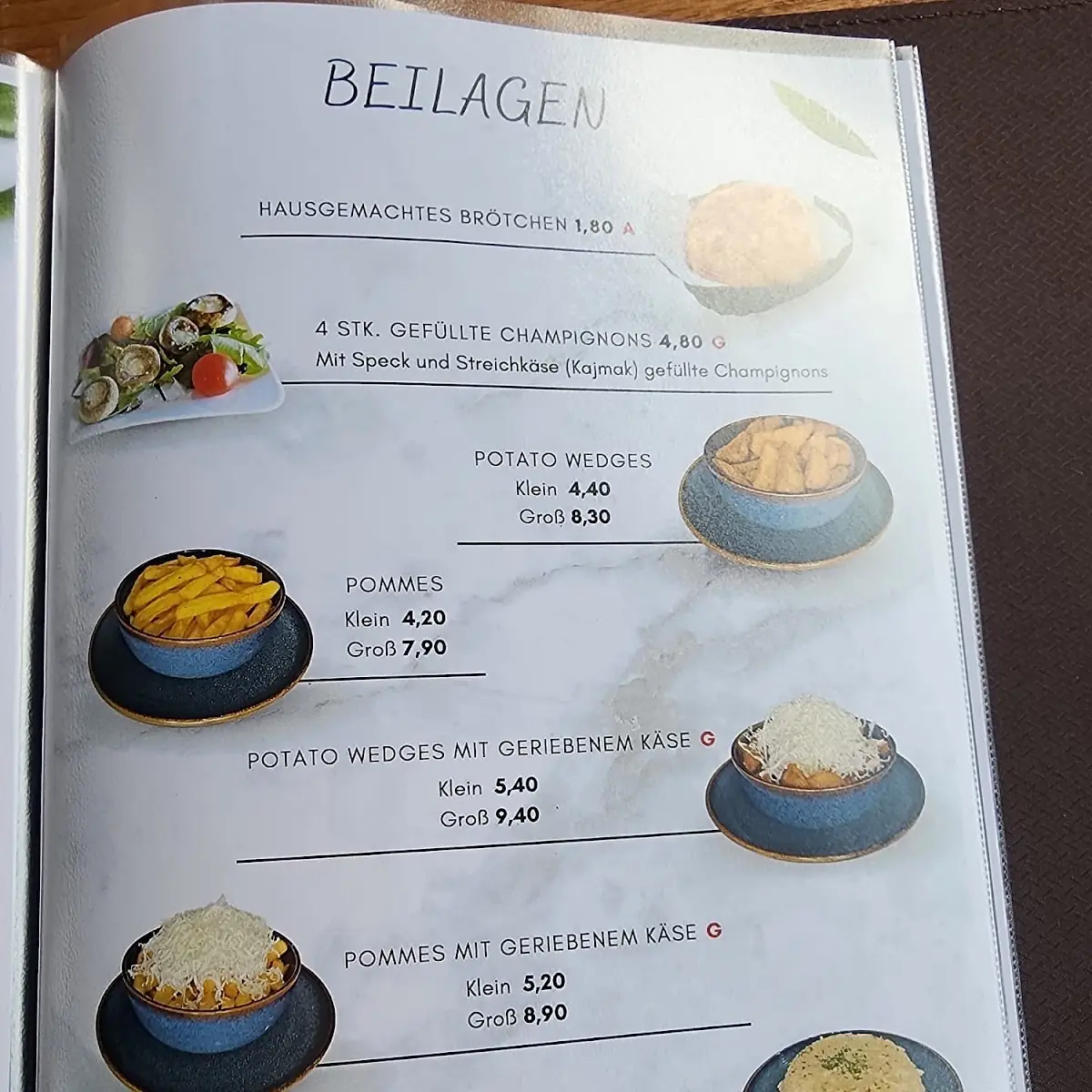 Speisekarte photo 2