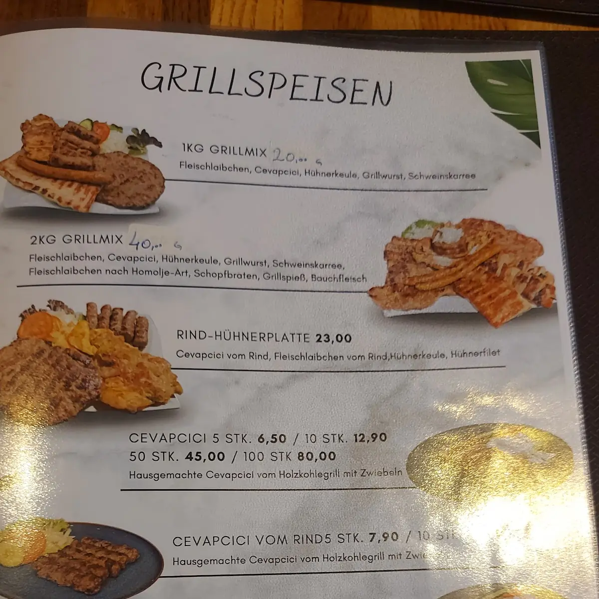 Speisekarte photo 4