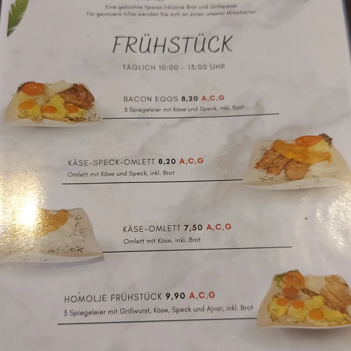 Speisekarte photo 5