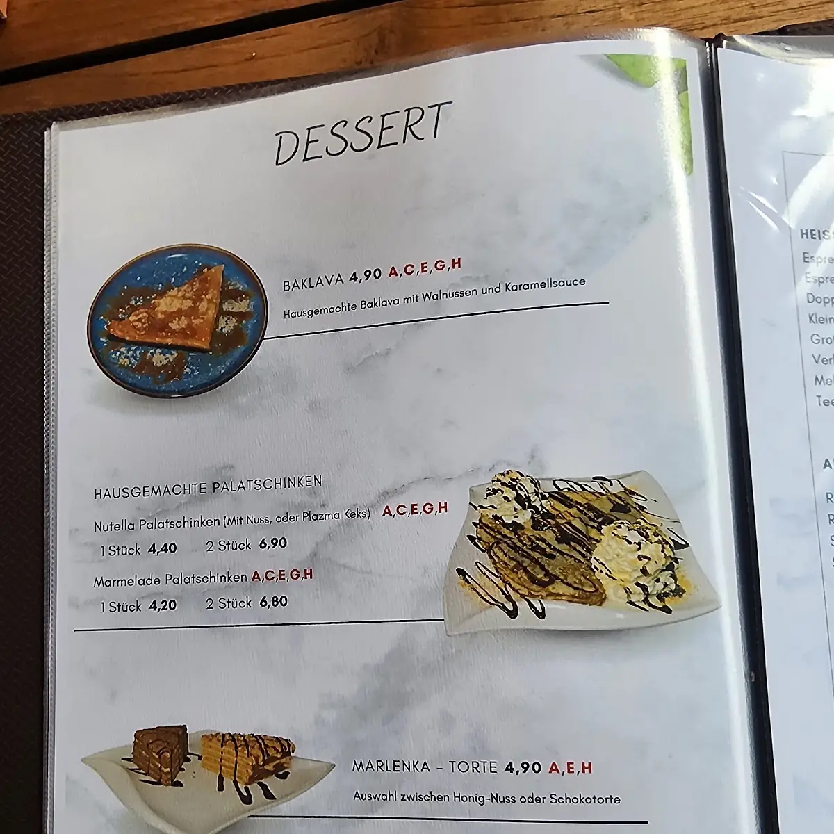 Speisekarte photo 9