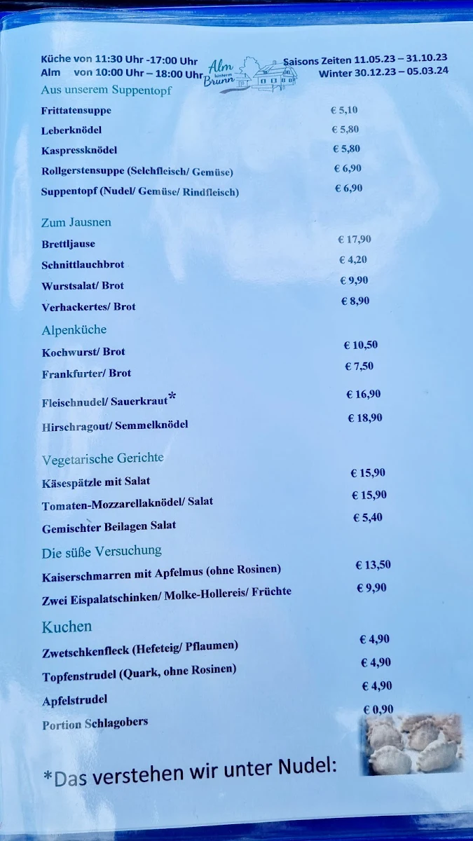 Speisekarte photo 3