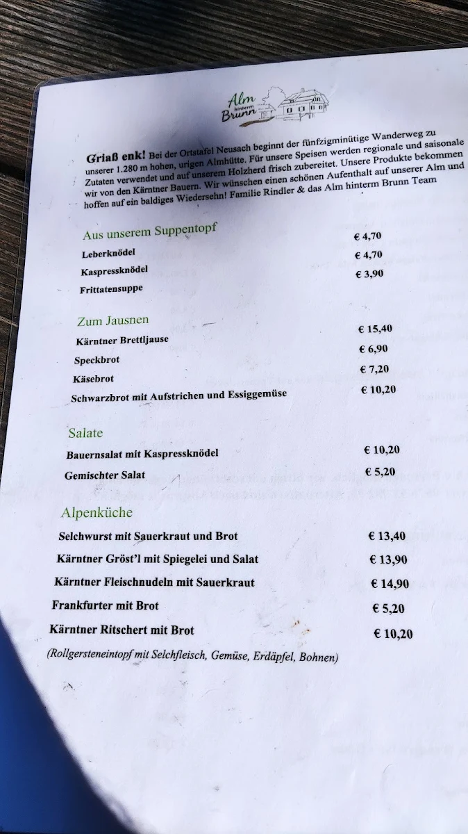 Speisekarte photo 5