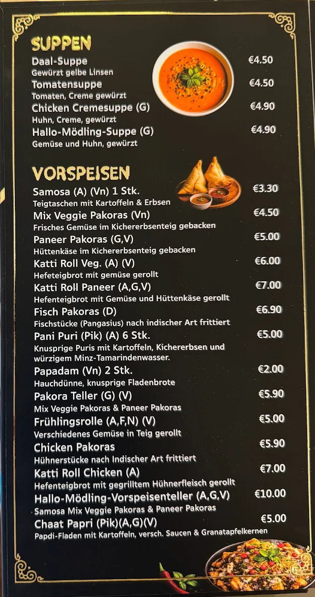 Speisekarte photo 2