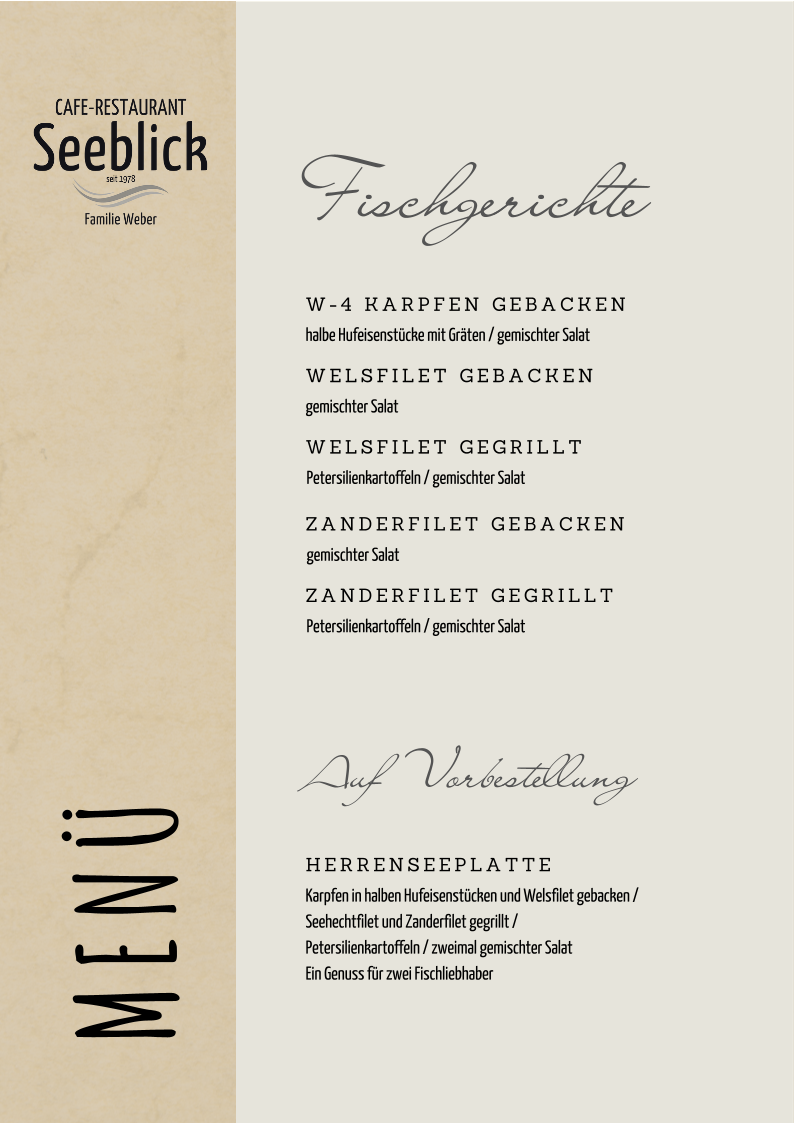 Speisekarte photo 2