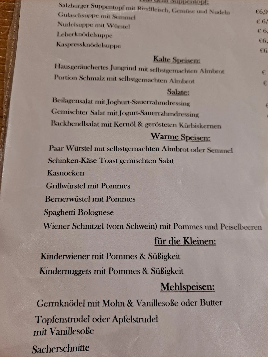 Speisekarte photo 6