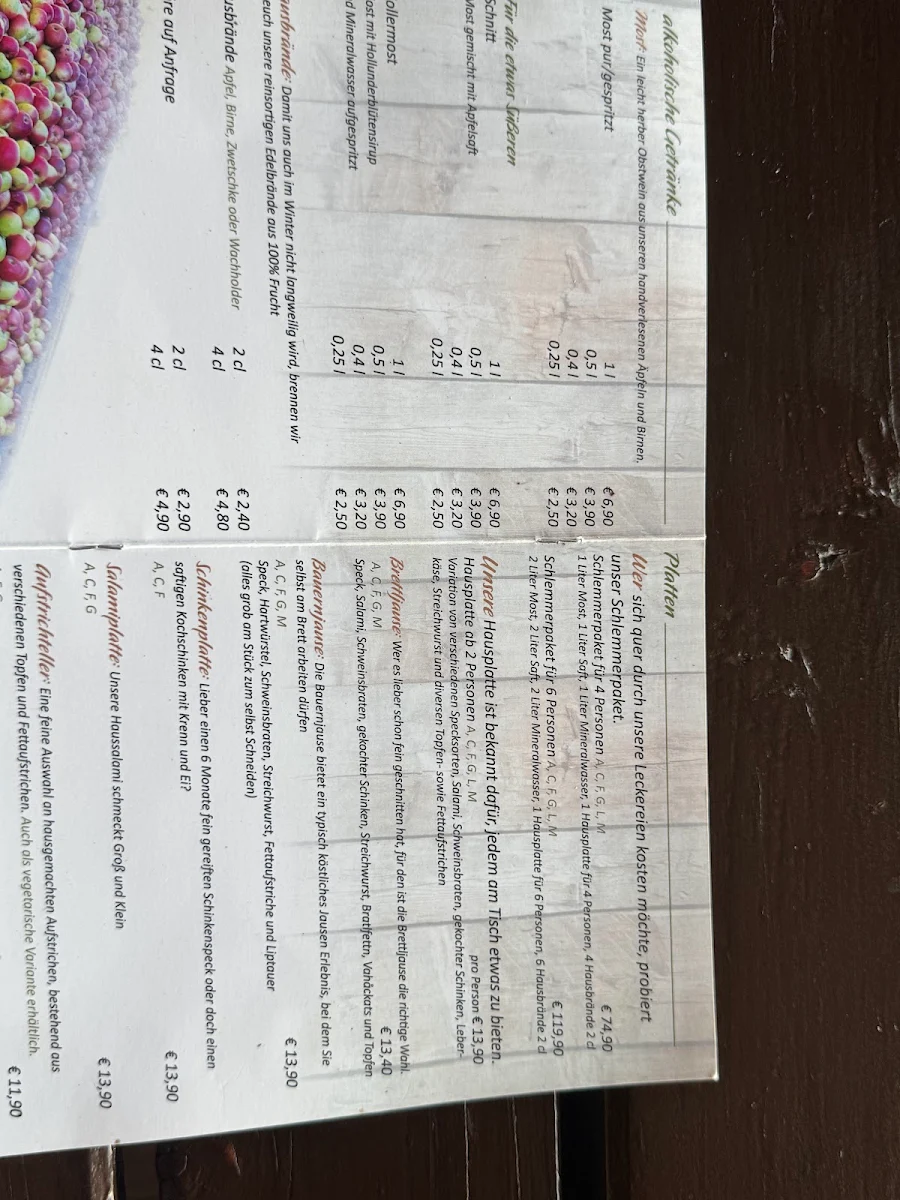 Speisekarte photo 8