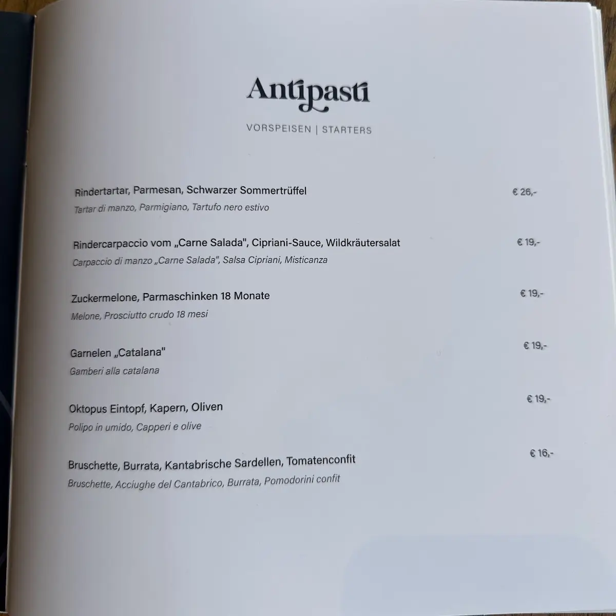 Speisekarte photo 9