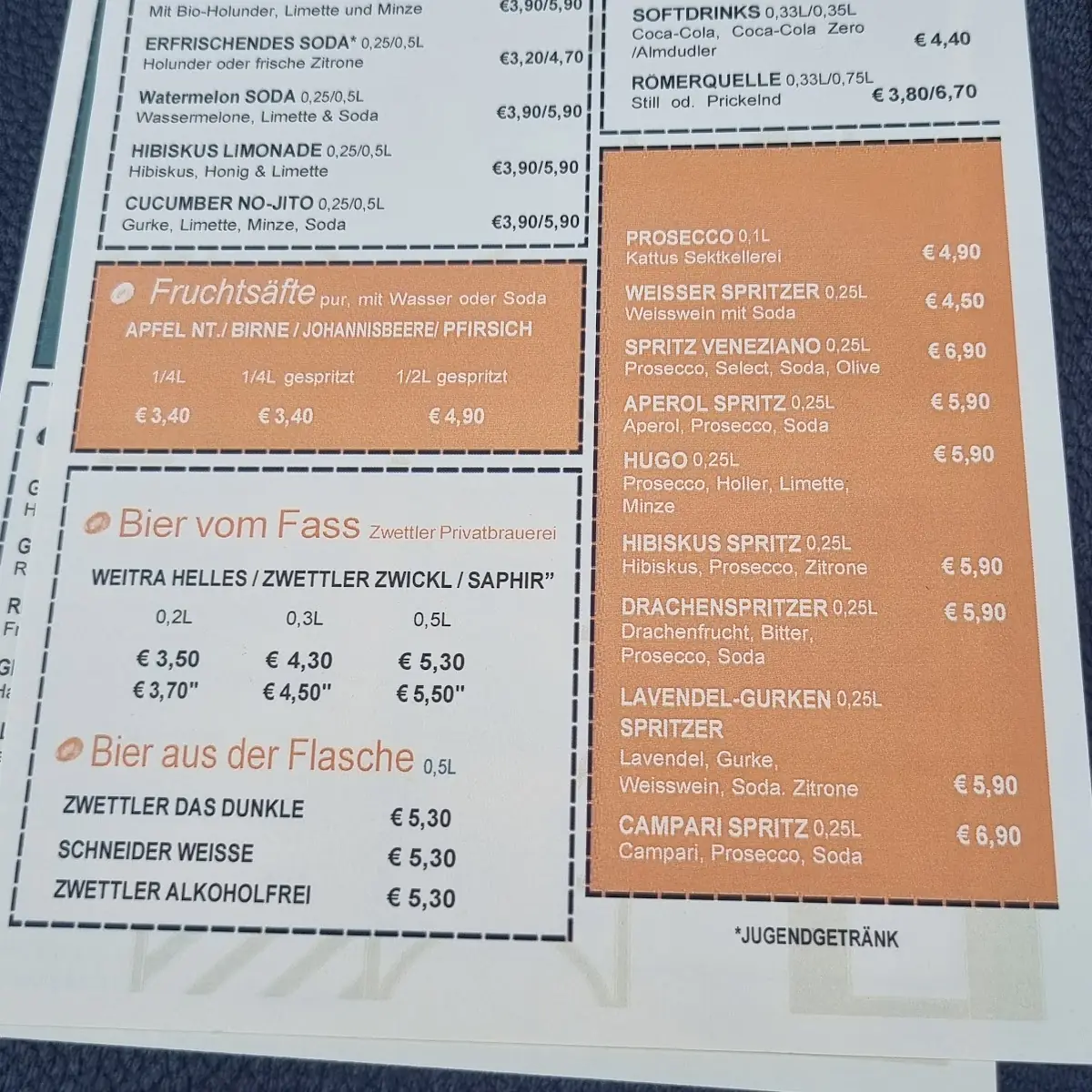 Speisekarte photo 2
