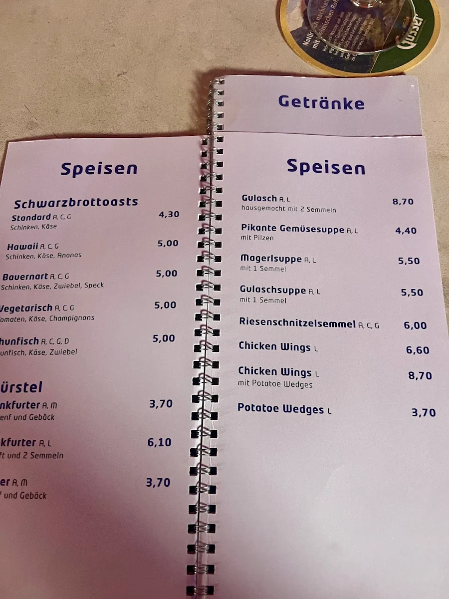 Speisekarte photo 1