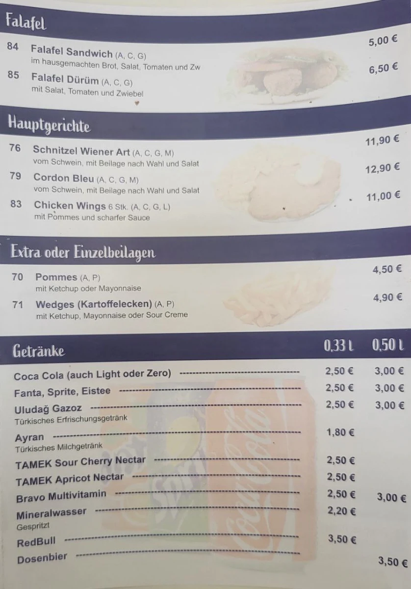 Speisekarte photo 4