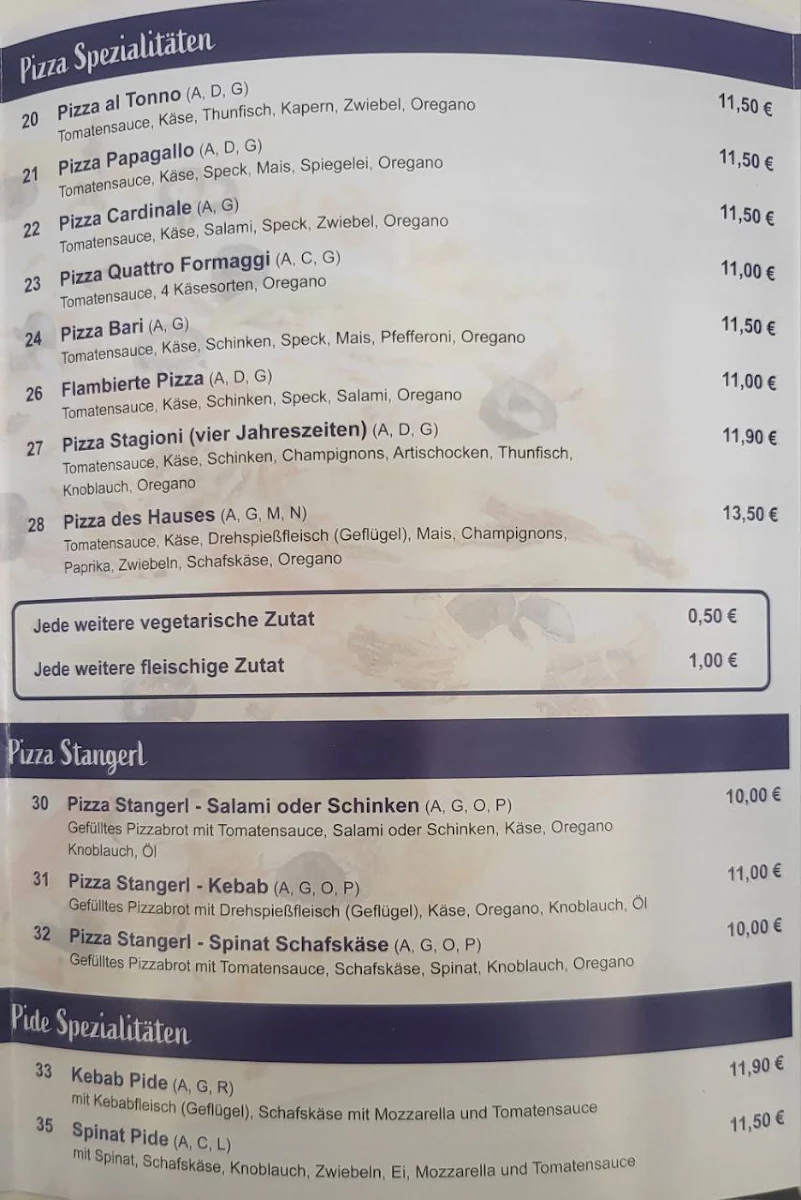 Speisekarte photo 5