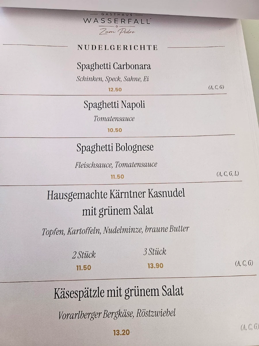 Speisekarte photo 1