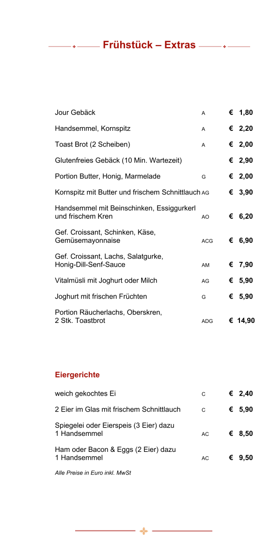 Speisekarte photo 1