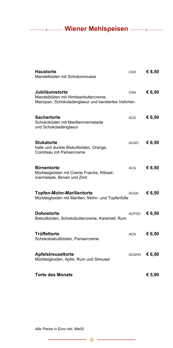 Speisekarte photo 9