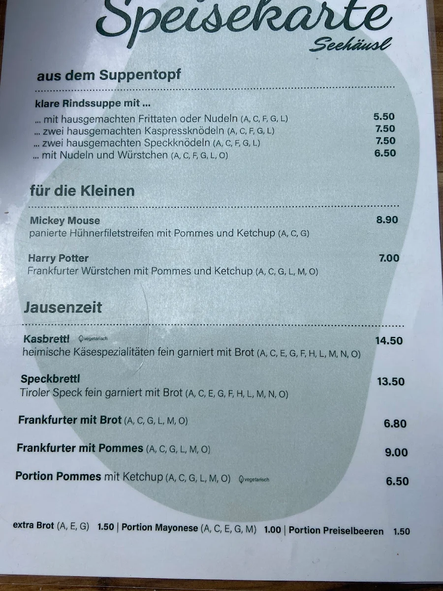 Speisekarte photo 6
