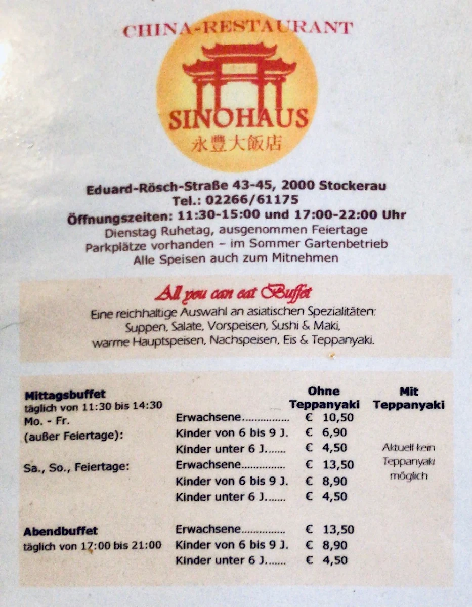 Speisekarte photo 2