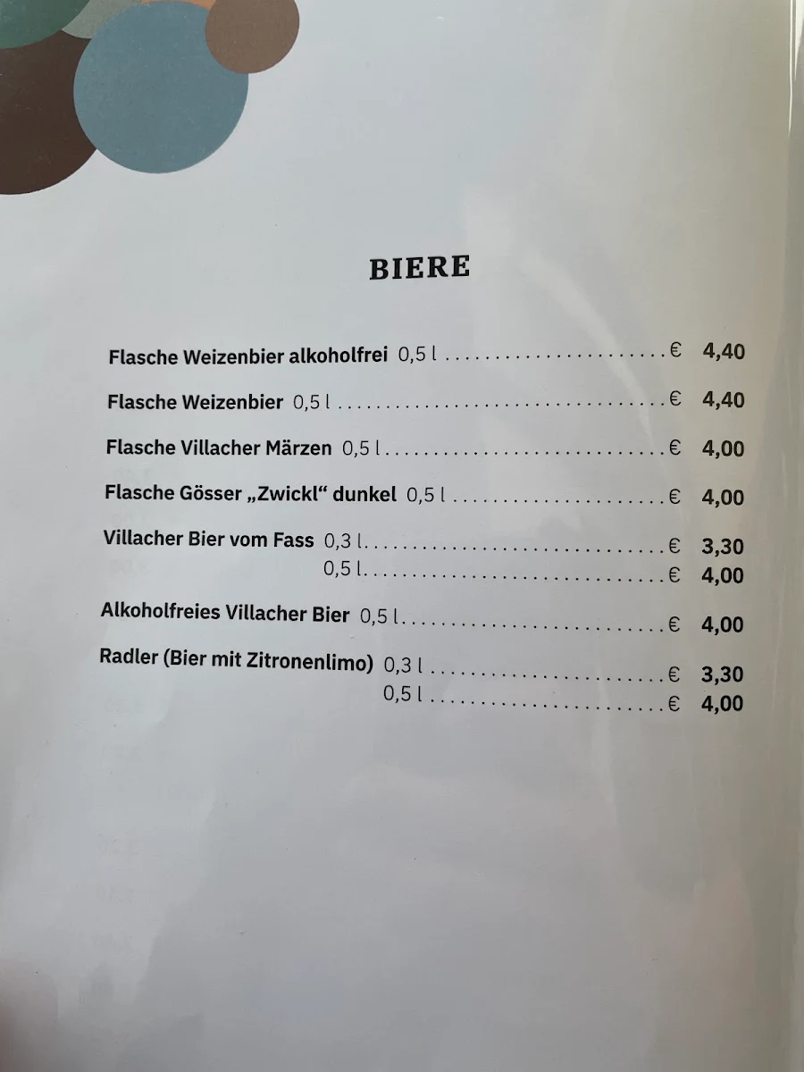 Speisekarte photo 4