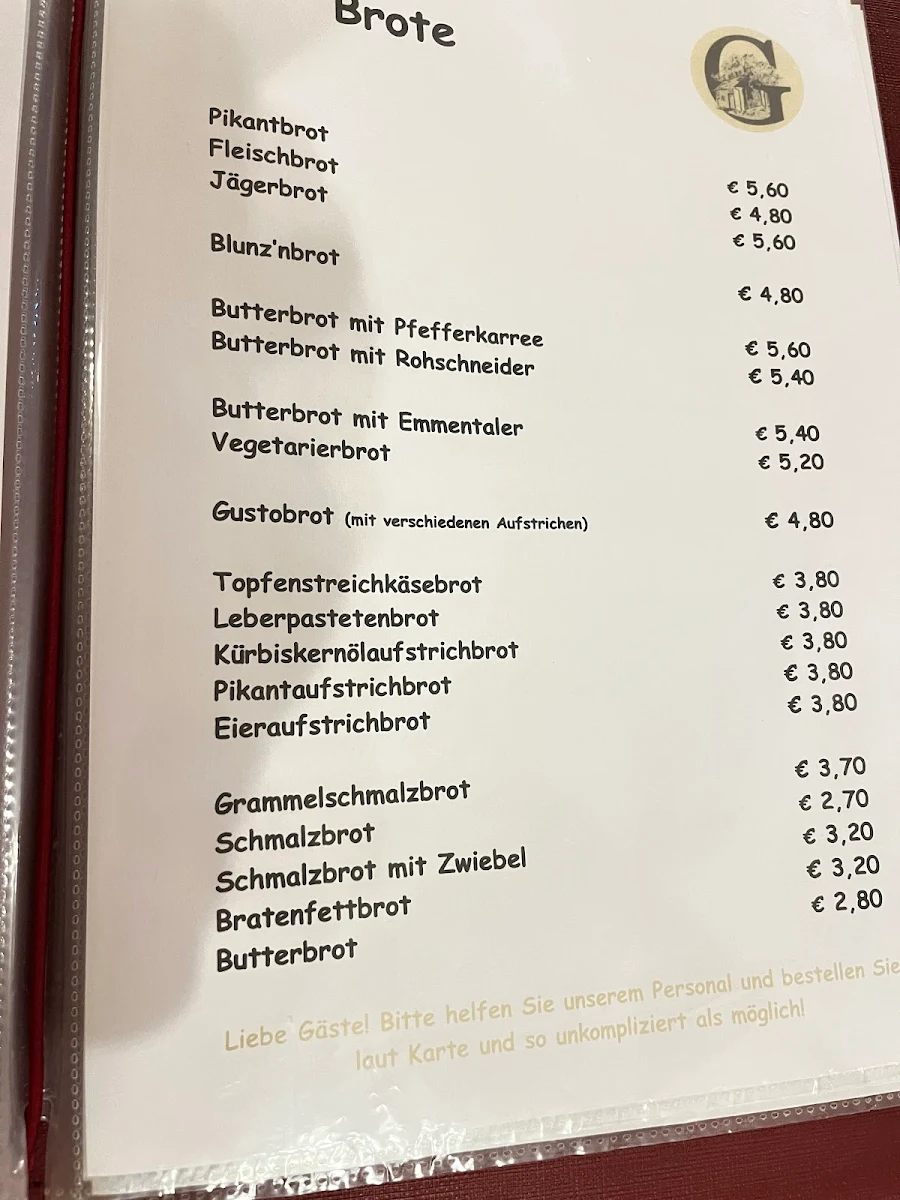 Speisekarte photo 3
