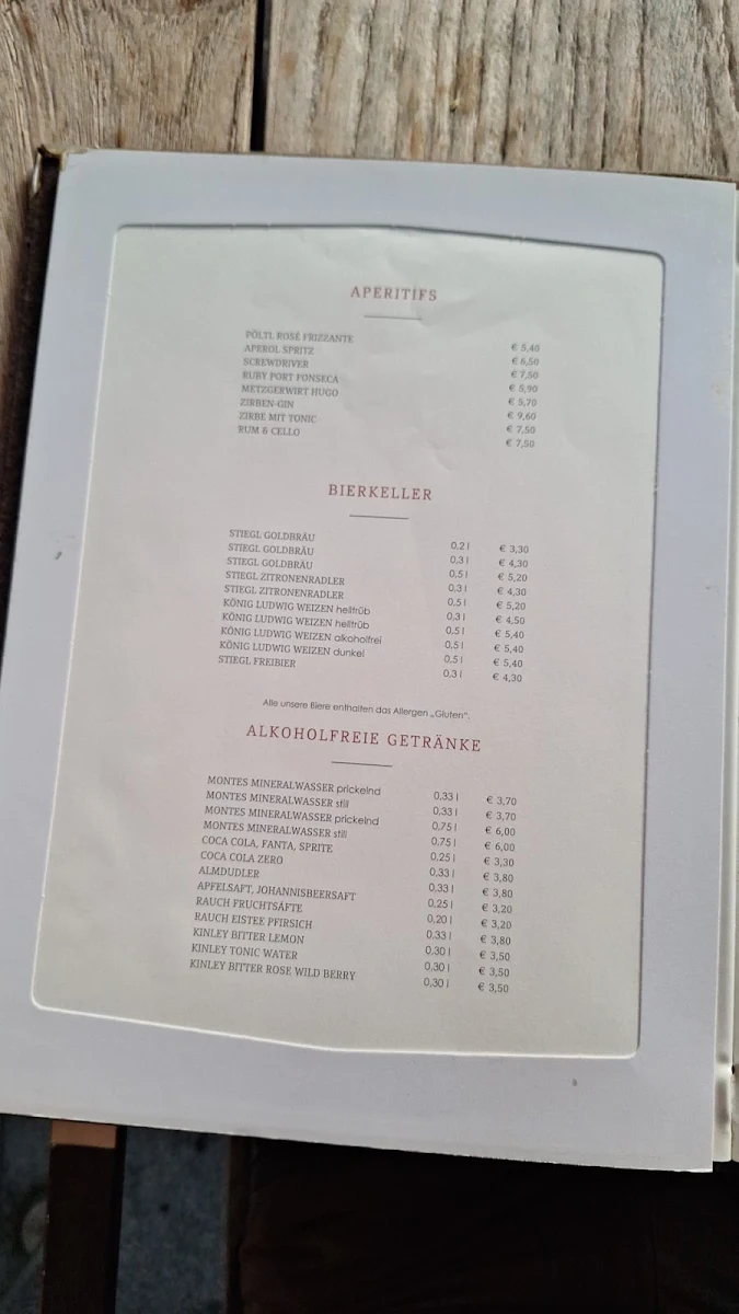 Speisekarte photo 2