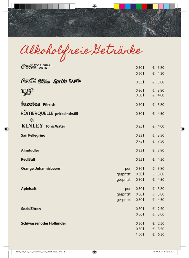 Speisekarte photo 2