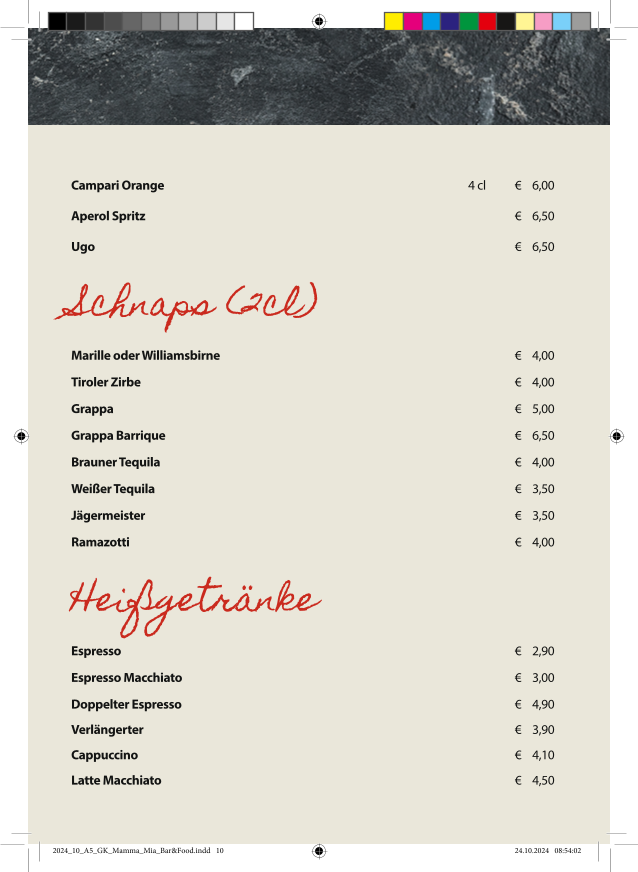 Speisekarte photo 5