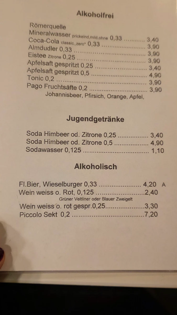Speisekarte photo 1