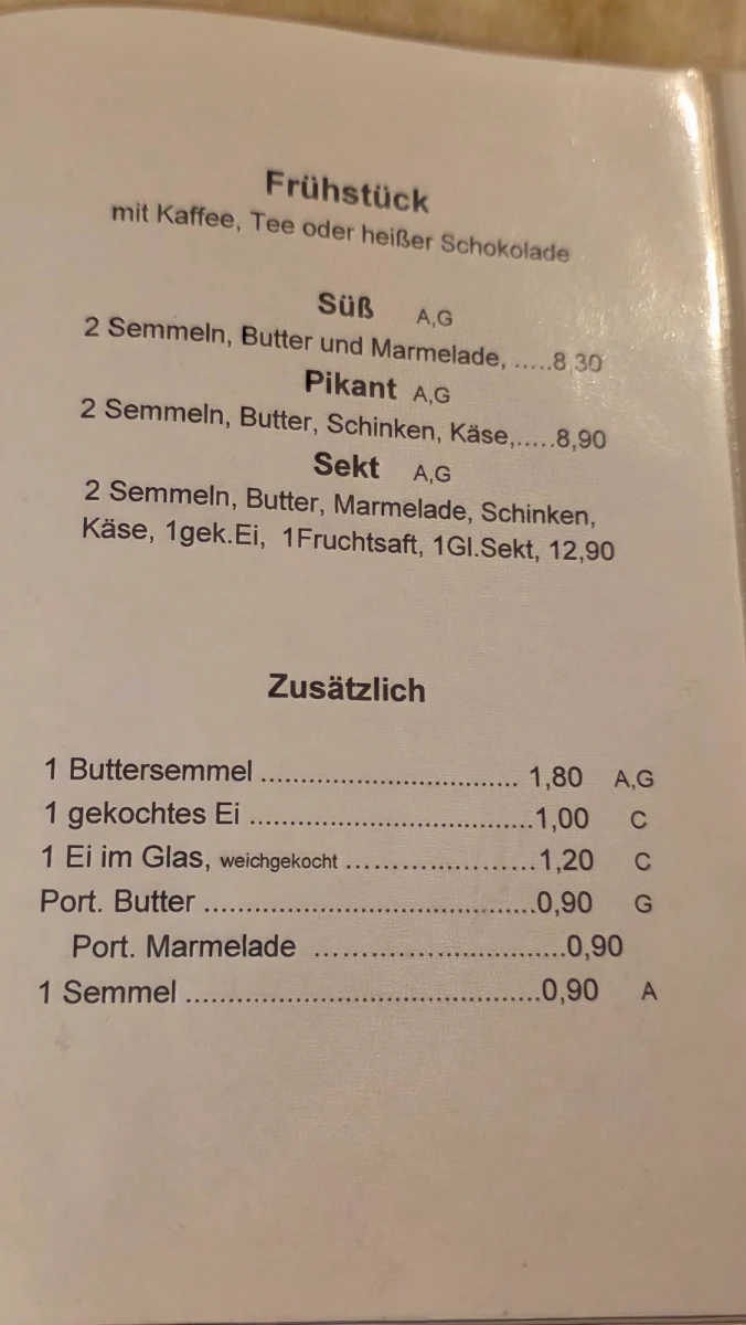 Speisekarte photo 2